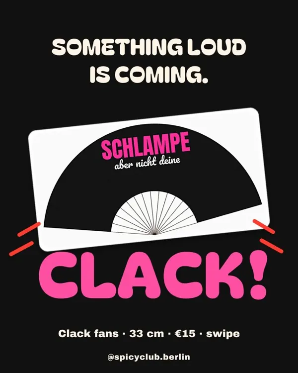 Something loud is coming: clack fans